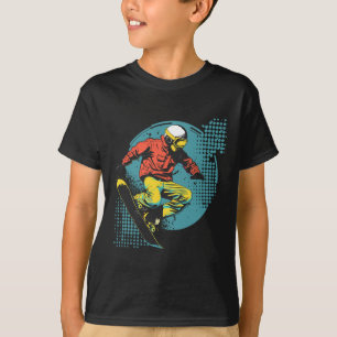 Camiseta Snowboarder Comic Look Alpino