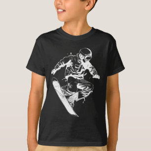 Camiseta Snowboarder Sketch Alpino Snowboard