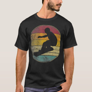 Camiseta Snowboarder Snow Conselho Retro Ski Snowboard Moun