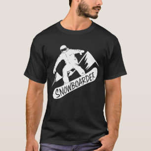 Camiseta Snowboarder Snowboarding Snowboard Esportes de Inv