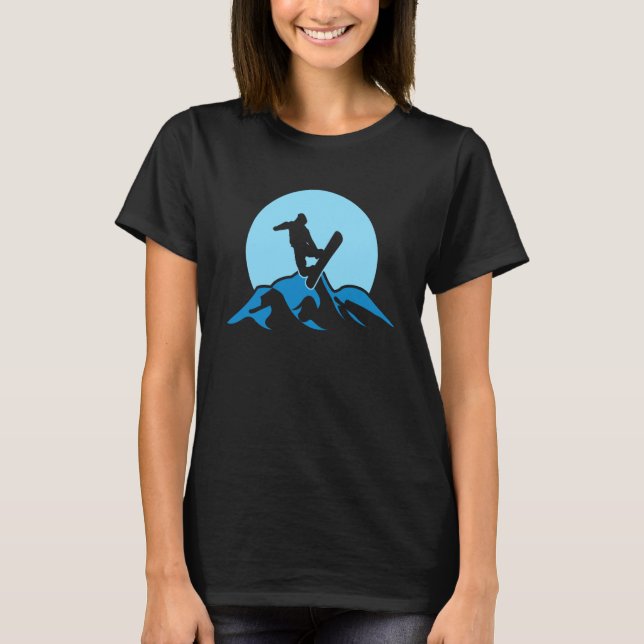 Camiseta Snowboarder  Snowboarding  Snowboard Women Men (Frente)