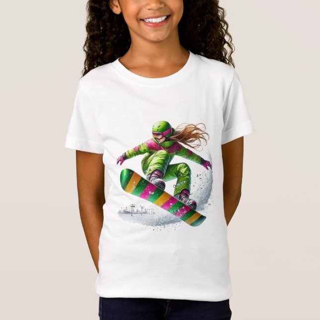 Camiseta Snowboarder T-Shirt (Frente)