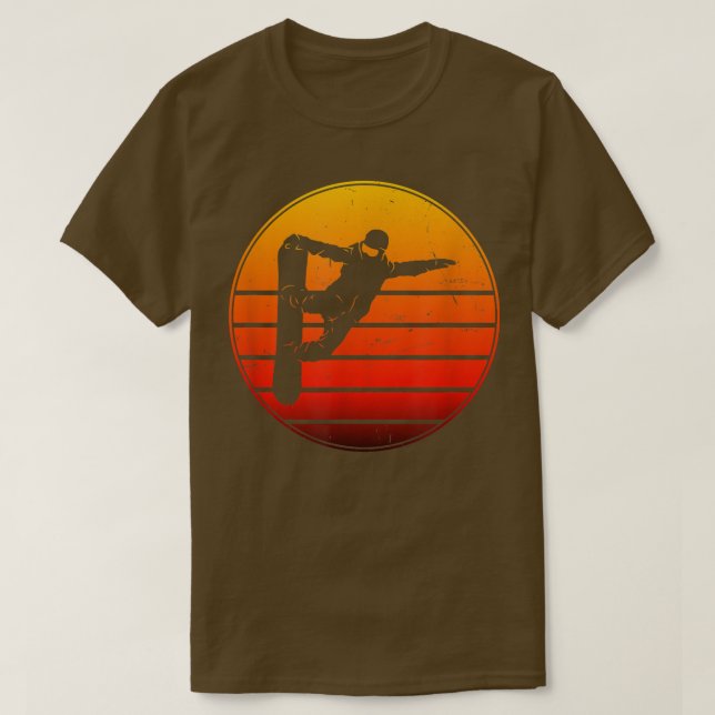 Camiseta Snowboarder Winter sport (Frente do Design)