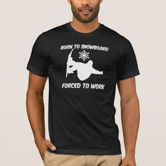 Camiseta Snowboarding (Frente)