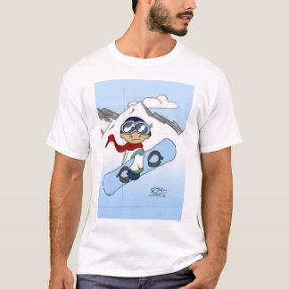 Camiseta snowboarding