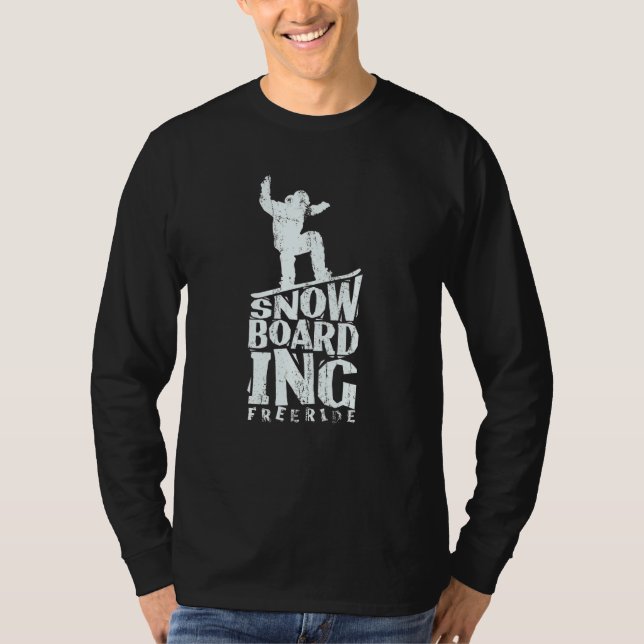 Camiseta Snowboarding Freeride (Frente)
