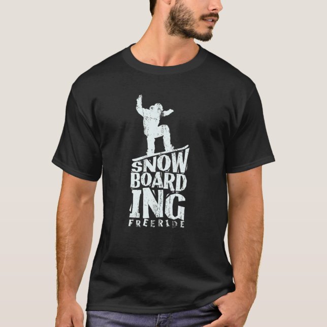 Camiseta Snowboarding Freeride (Frente)