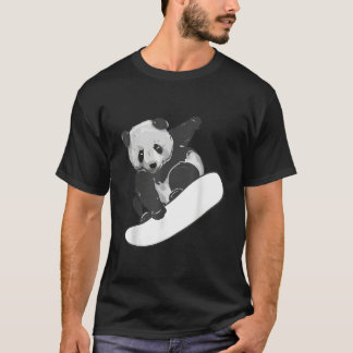 Camiseta Snowboarding Snowboarding Panda