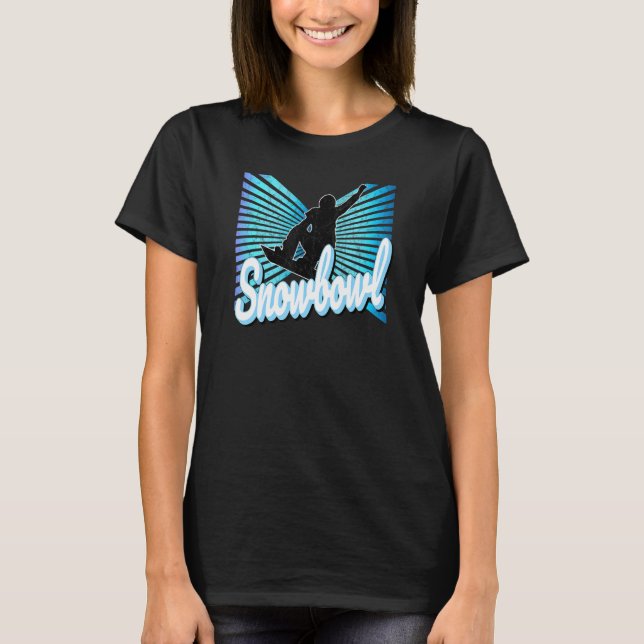 Camiseta Snowbowl Arizona Bodacious Snowboarding Snowbowl S (Frente)