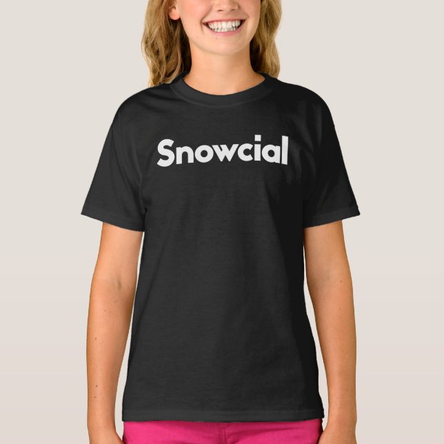 Camiseta Snowcial (Frente)