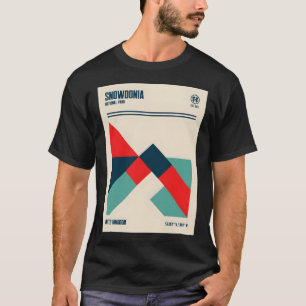 Camiseta Snowdonia Monte Snowdon Wales Retro Viagem Art