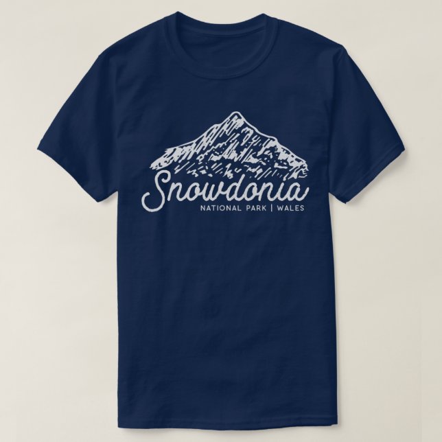 Camiseta Snowdonia National Park Wales UK (Frente do Design)