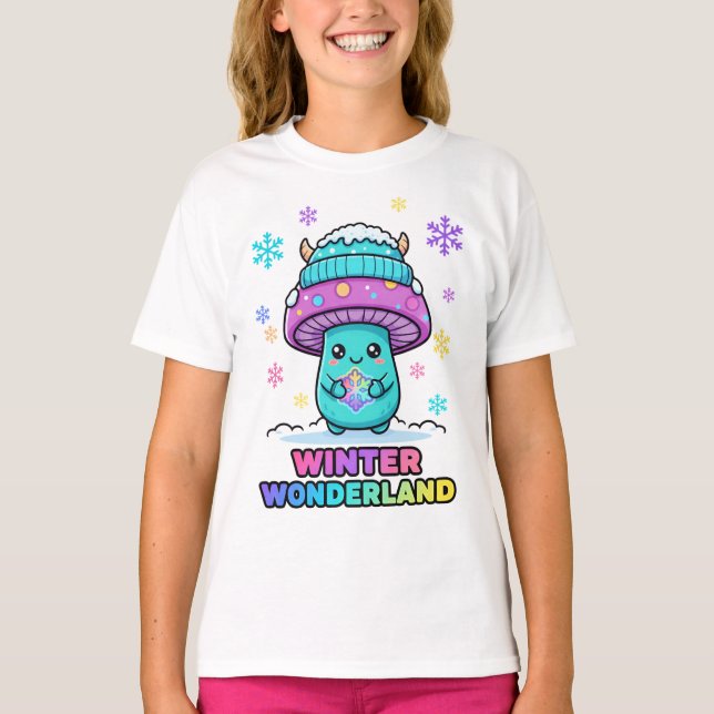 Camiseta Snowflake Monster Tee (Frente)