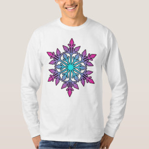 Camiseta SNOWFLAKE-Winter Sports, Snowboard, Ski, Ski, Clim