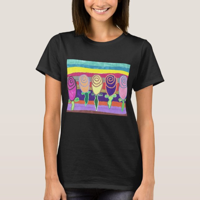 Camiseta Snowie Roses (Frente)