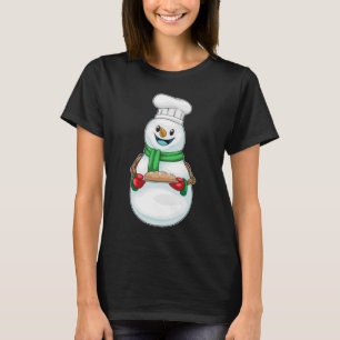Camiseta Snowman Christmas Baker