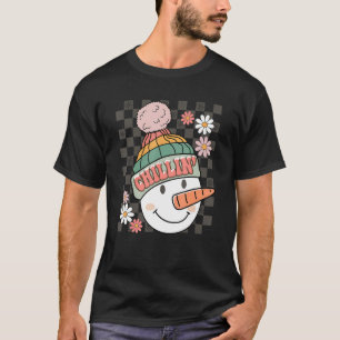Camiseta Snowman Christmas Chillin With My Snowmies Ugly