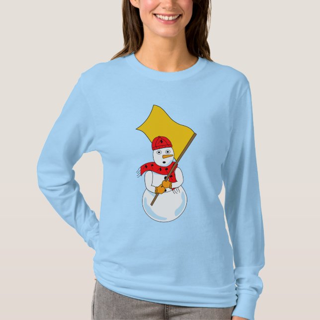 Camiseta Snowman ColorGuard (Frente)