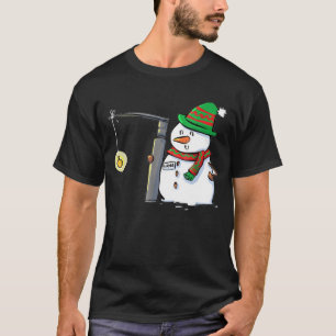 Camiseta Snowman com um Natal Miller 2 Anestesia
