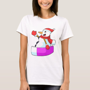 Camiseta Snowman como Snowboarder com Sonowboard.PNG