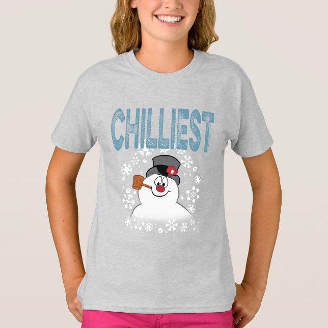 Camiseta Snowman™ congelado | Chilliest (Frente)
