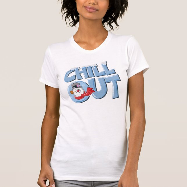 Camiseta Snowman™ congelado | Desenho (Frente)