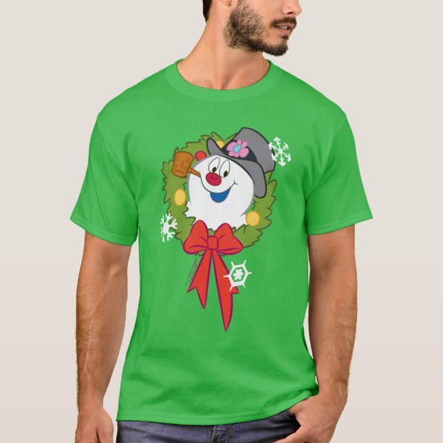 Camiseta Snowman™ congelado | Feriado congelado (Frente)