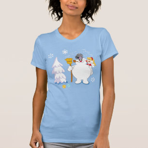 Camiseta Snowman™ congelado   Frosty & Karen Winter Diver
