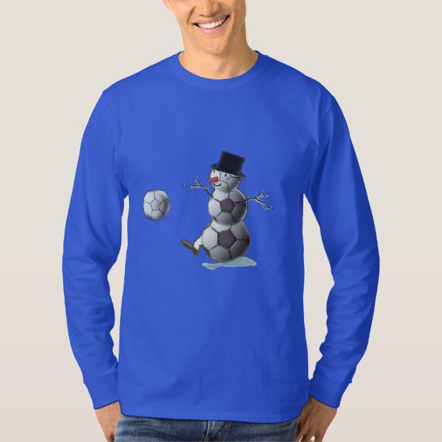 Camiseta Snowman de Futebol (Frente)