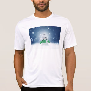 Camiseta Snowman de inverno de Natal SlipperyJoe echarme