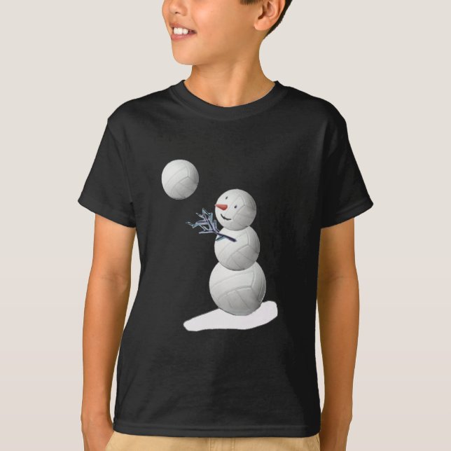 Camiseta Snowman De Voleibol (Frente)