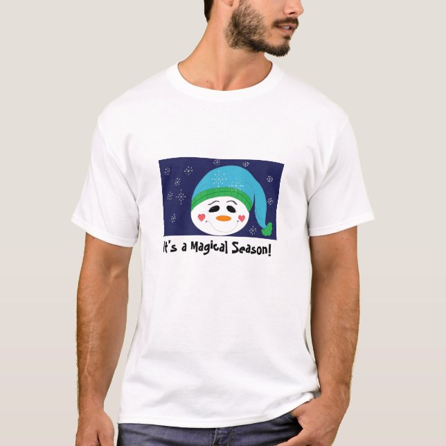 Camiseta Snowman, é uma Estação Mágica! (Frente)
