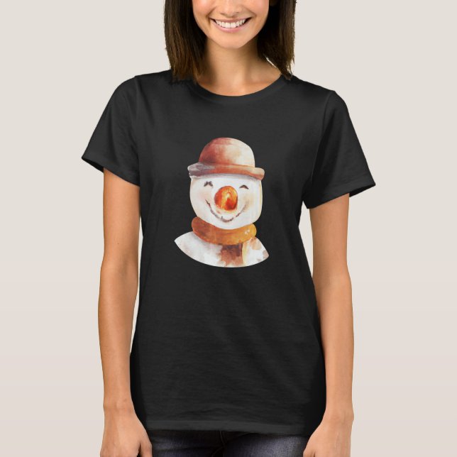 Camiseta Snowman Face (Frente)