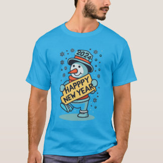 Camiseta Snowman Feliz Natal 2024