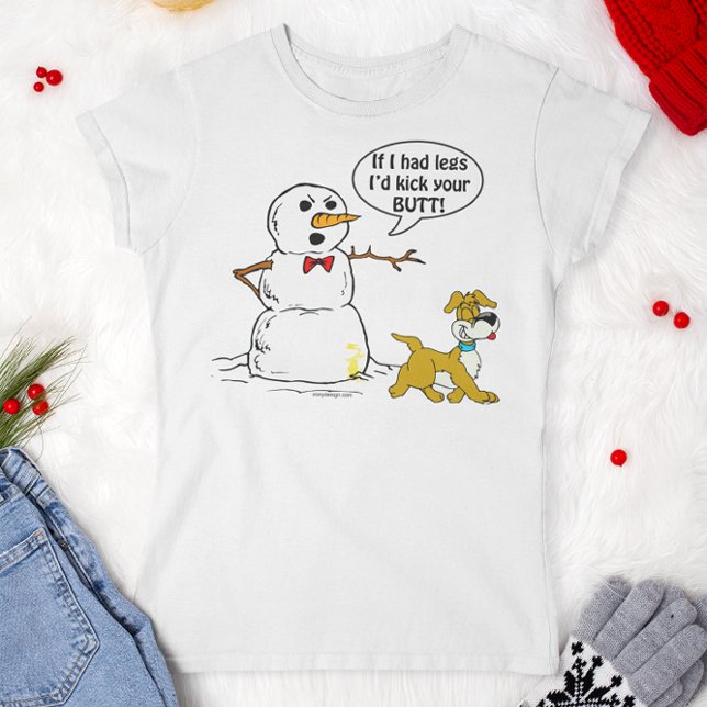 Camiseta Snowman Joke (Criador carregado)