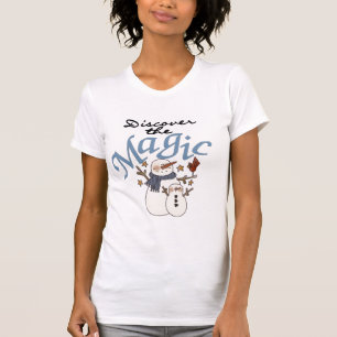 Camiseta Snowman Magic T-shirts e presentes