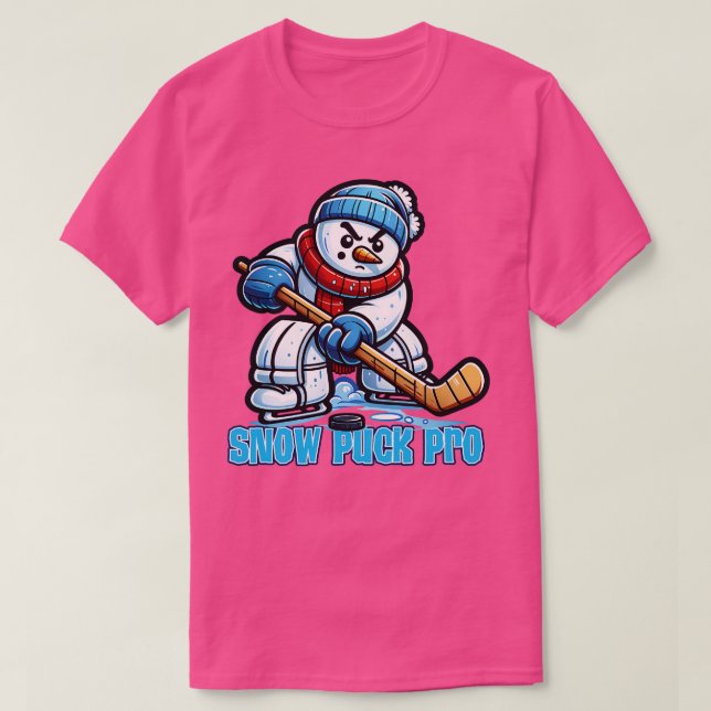 Camiseta Snowman Snow Puck Pro (Frente do Design)
