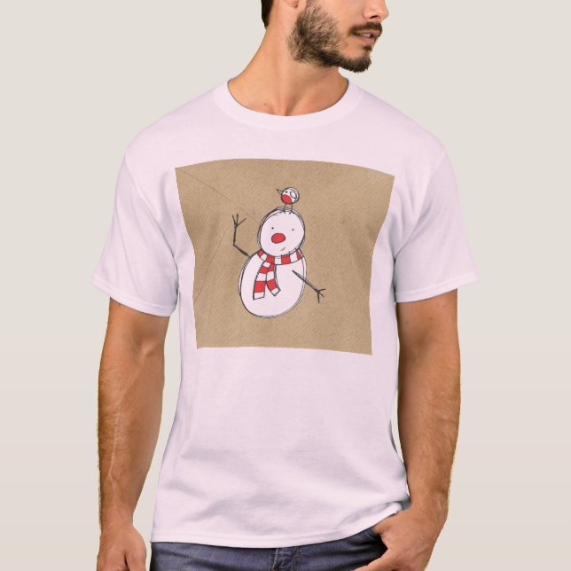 Camiseta Snowman T-Shirt (Frente)