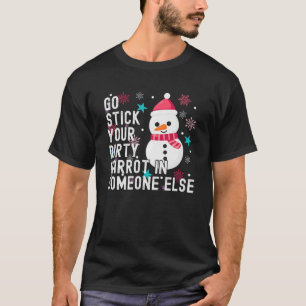 Camiseta Snowman Vai Pegar O Seu Cenário Sujo Em Outra Pes