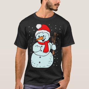 Camiseta Snowman Winter Costume SnowWomen Snowper