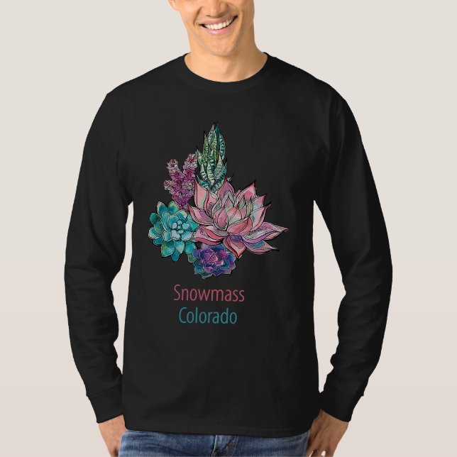 Camiseta Snowmass  Colorado  Souvenir (Frente)