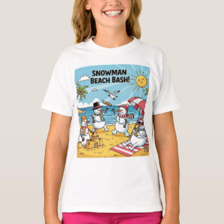 Camiseta Snowmen Beach Bash