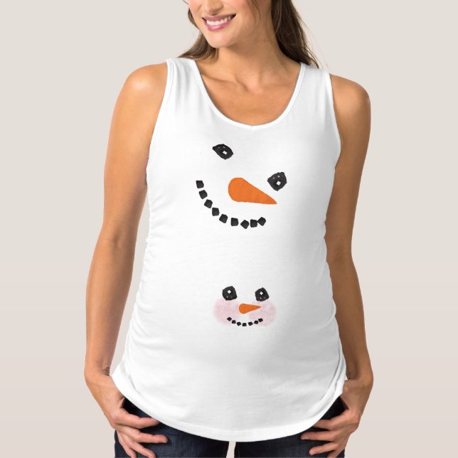 Camiseta Snowmmy e Baby de Leslie Harlow (Frente)