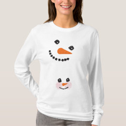 Camiseta Snowmmy e Baby por Leslie Harlow