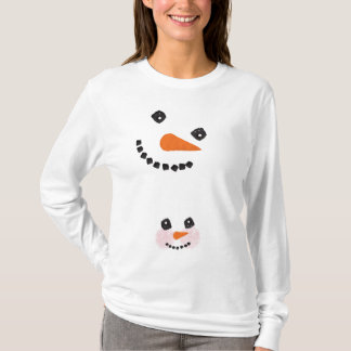 Camiseta Snowmmy e Baby por Leslie Harlow