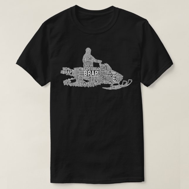 Camiseta Snowmobile Brap (Frente do Design)