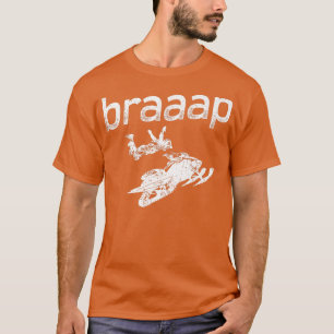 Camiseta Snowmobile Jumping Design For Sled Riders In Winte
