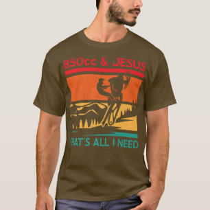 Camiseta Snowmobile Riding 850CC e Jesus É tudo o que preci