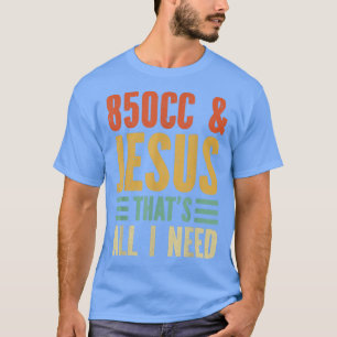 Camiseta Snowmobile Riding 850CC e Jesus É tudo que eu prec