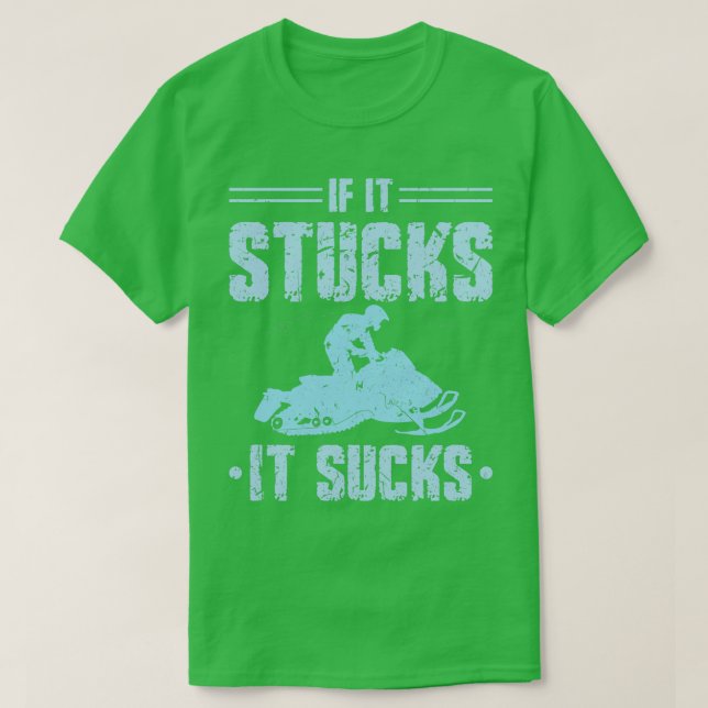 Camiseta Snowmobile Riding Men Snowmobiling (Frente do Design)